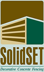 SolidSET Decorative Concrete Fencing